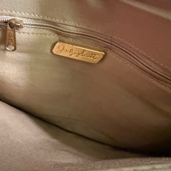 Jaclyn Smith Clutch Crossbody Beige Vintage Purse - Picture 3 of 4
